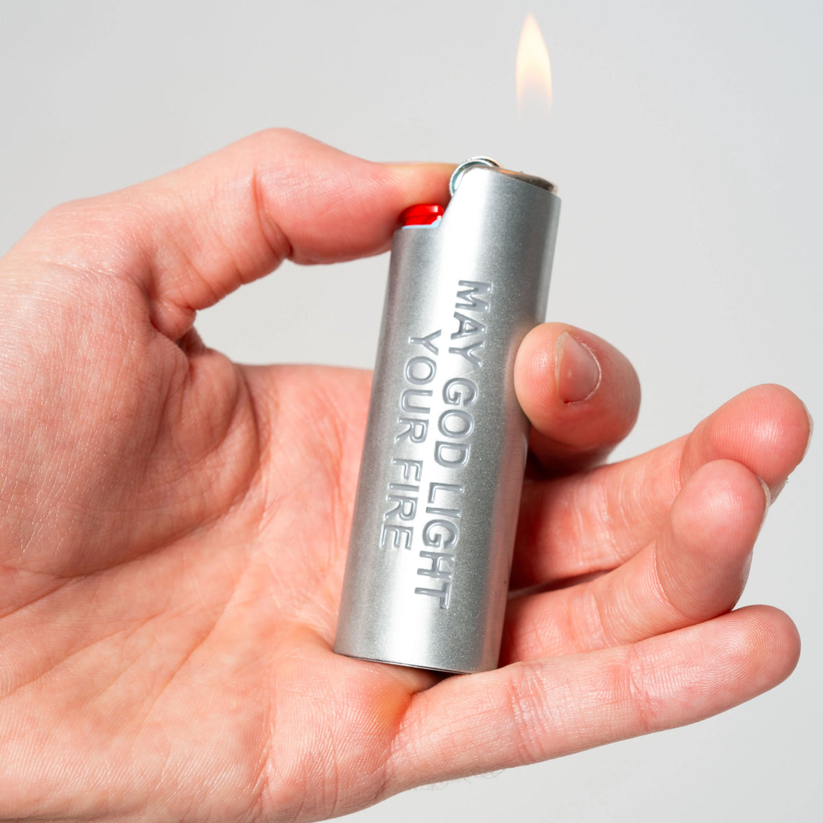 LORD SAVIOR LIGHTER COVER ( SILVER ) - RIPNDIP