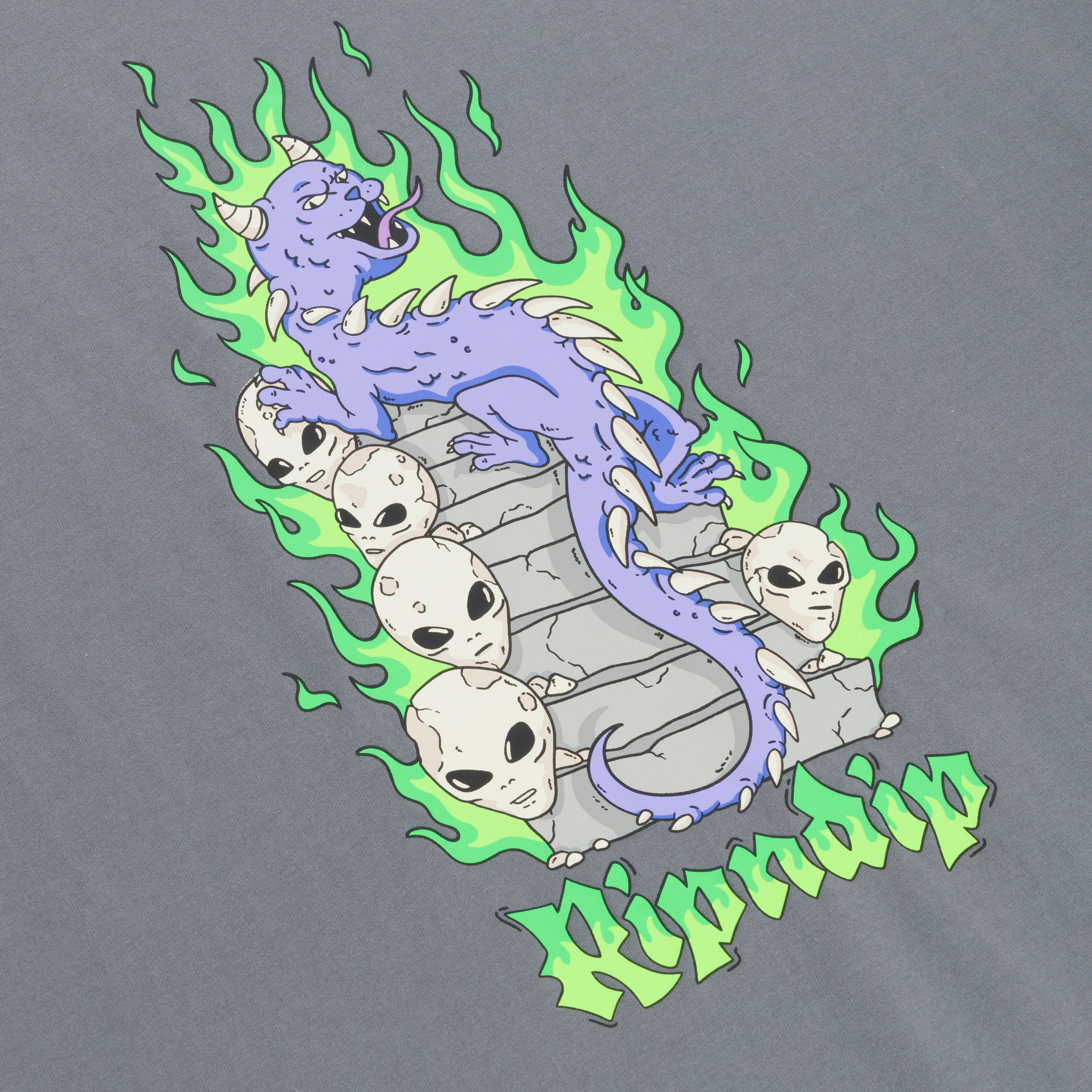 HORNTAIL TEE ( CHARCOAL )