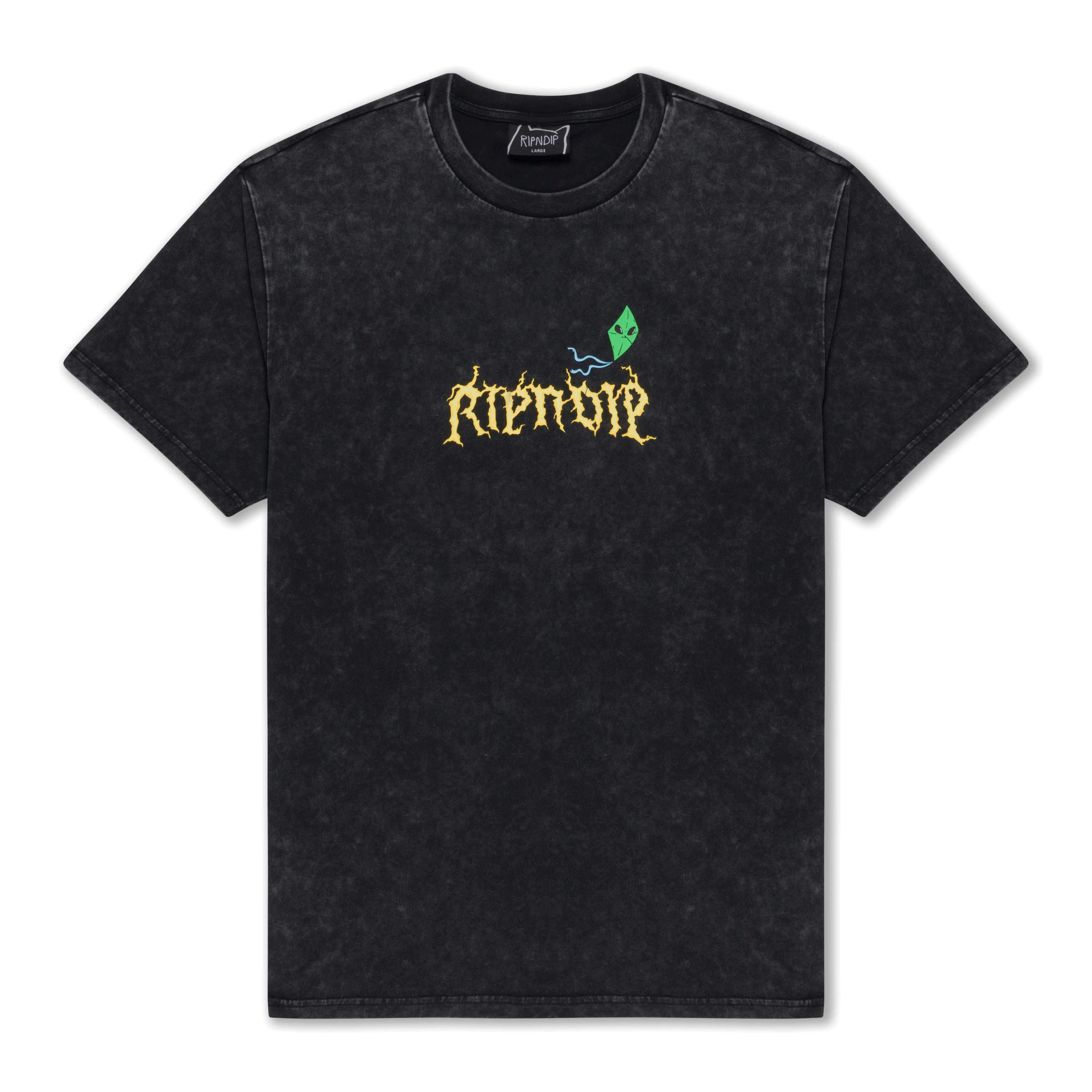 ELECTRIC TEE ( BLACK WASH )
