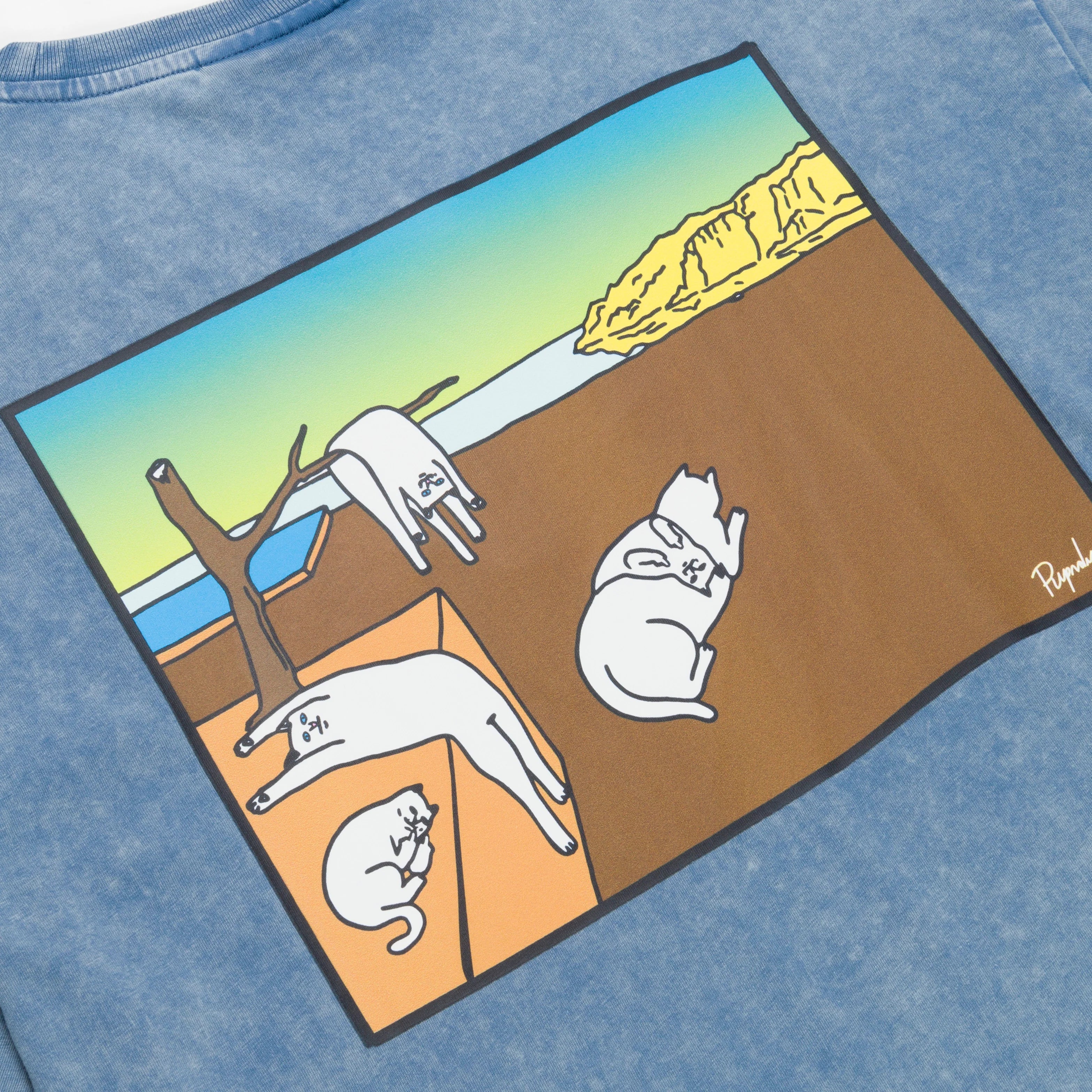 NERMALI TEE ( SLATE MINERAL WASH )