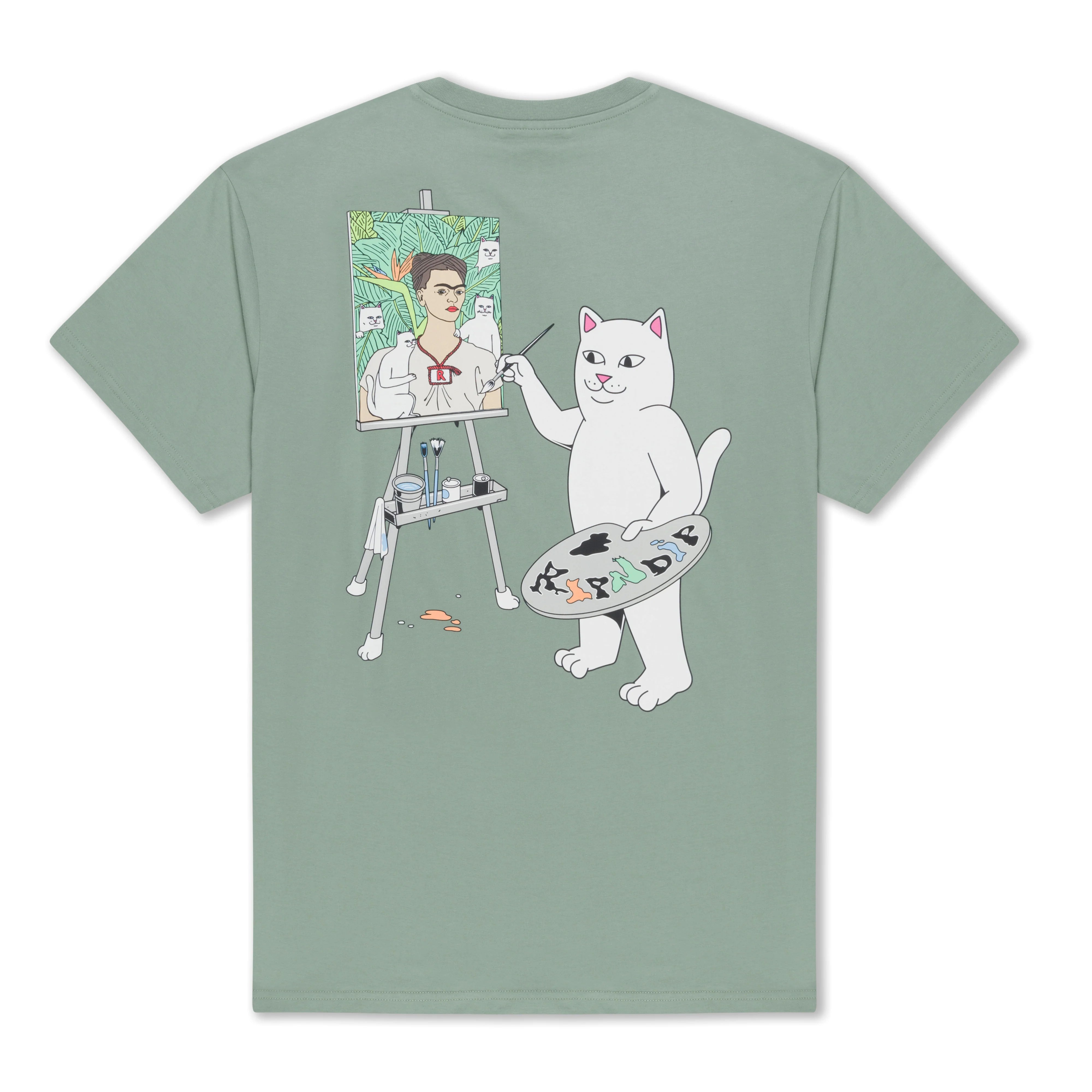 ART CLUB TEE ( DUSTY SAGE )