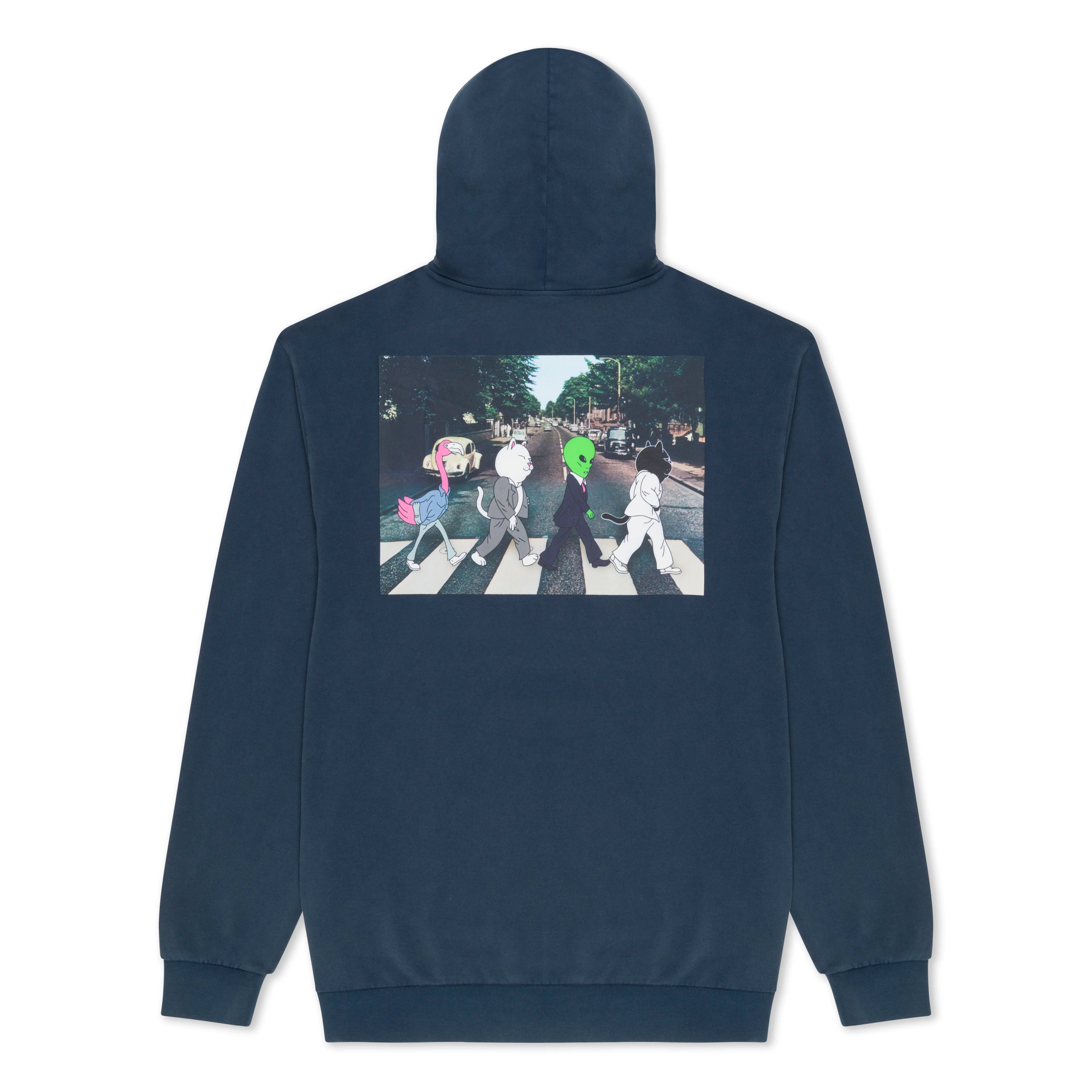 CROOSWALK HOODIE ( NAVY VINTAGE WASH )