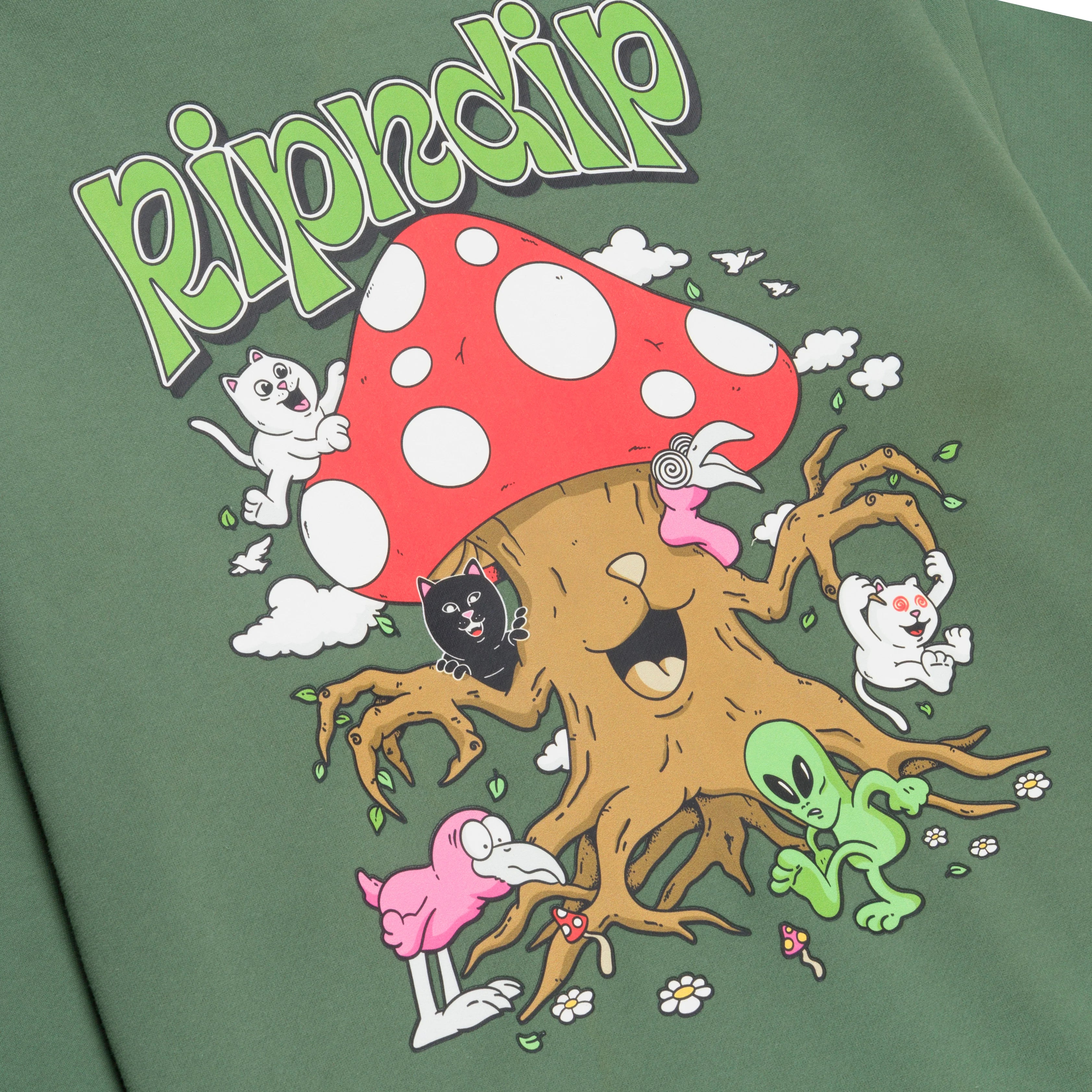 PLAYGROUND HOODIE ( LIGHT OLIVE )