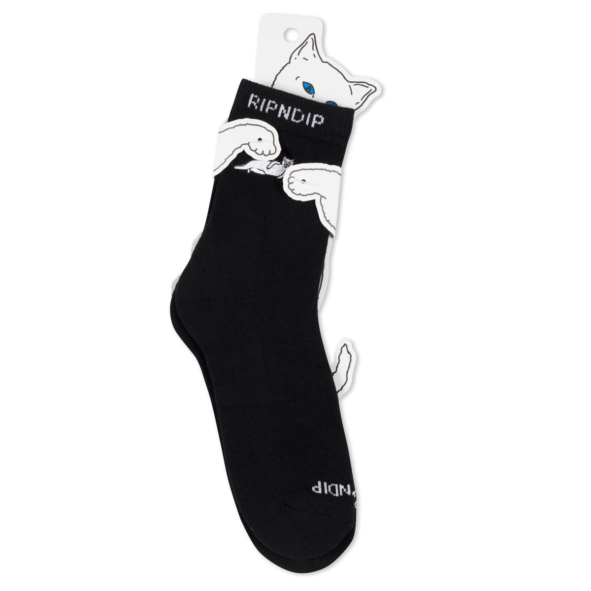 CATSTANZA MID SOCKS ( BLACK ) - RIPNDIP
