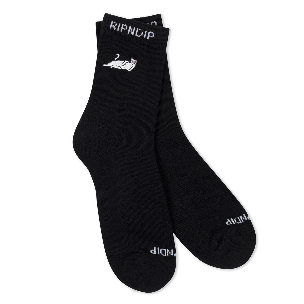 CATSTANZA MID SOCKS ( BLACK ) - RIPNDIP