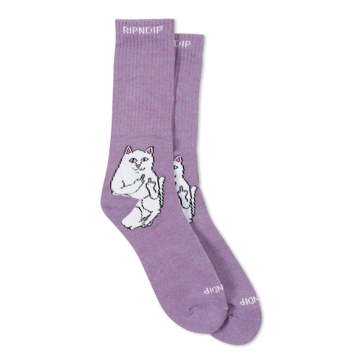LORD NERMAL SOCKS ( LILAC HEATHER ) - RIPNDIP