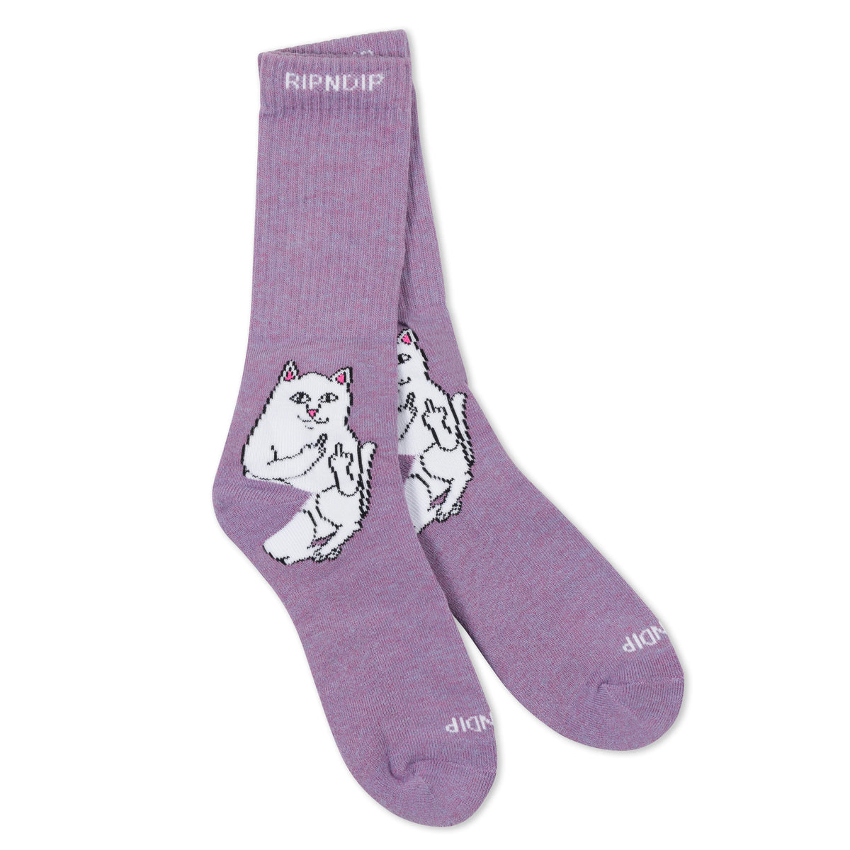 LORD NERMAL SOCKS ( LILAC HEATHER ) - RIPNDIP