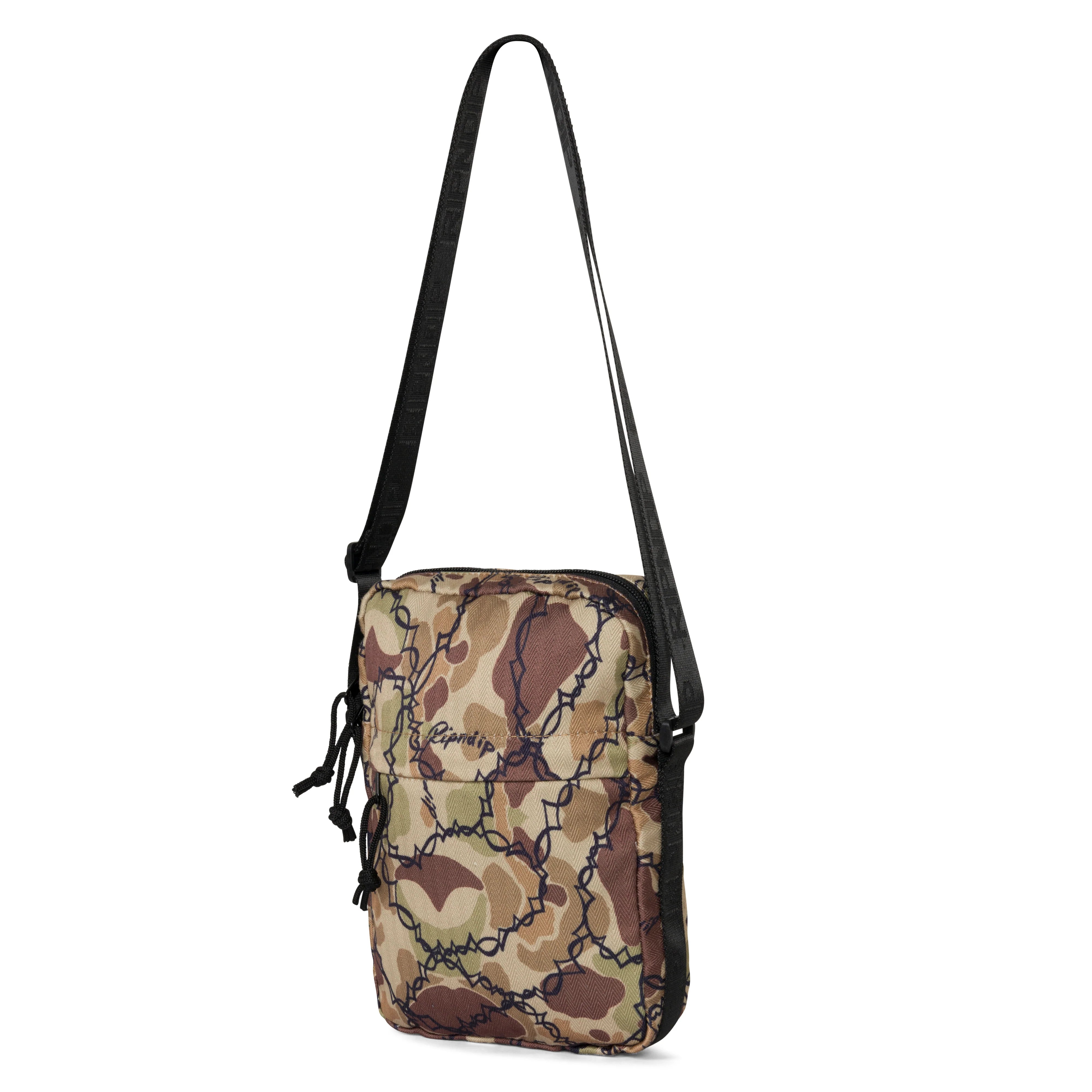 WIRED CROSS BODY BAG ( TAN CAMO )
