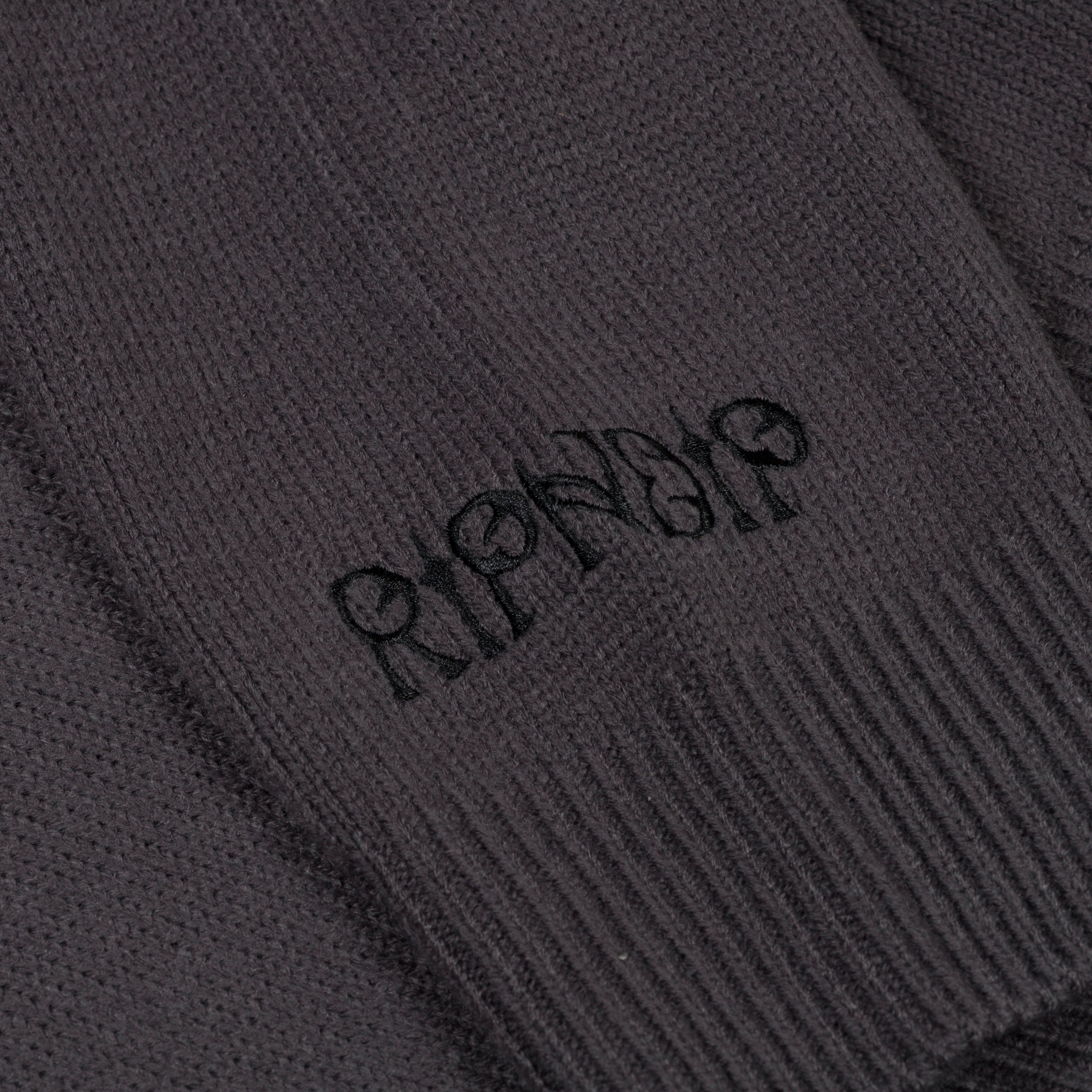 JOAQUIN KNIT SWEATER ( CHARCOAL )