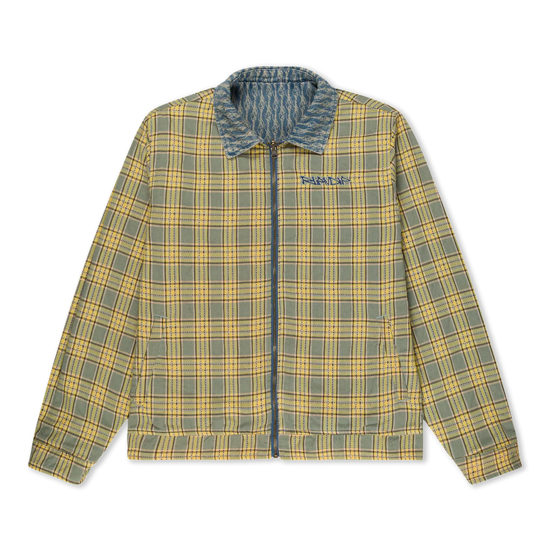 WESTERN ROADS REVERSIBLE WORK JACKET ( MEDIUM WASH )