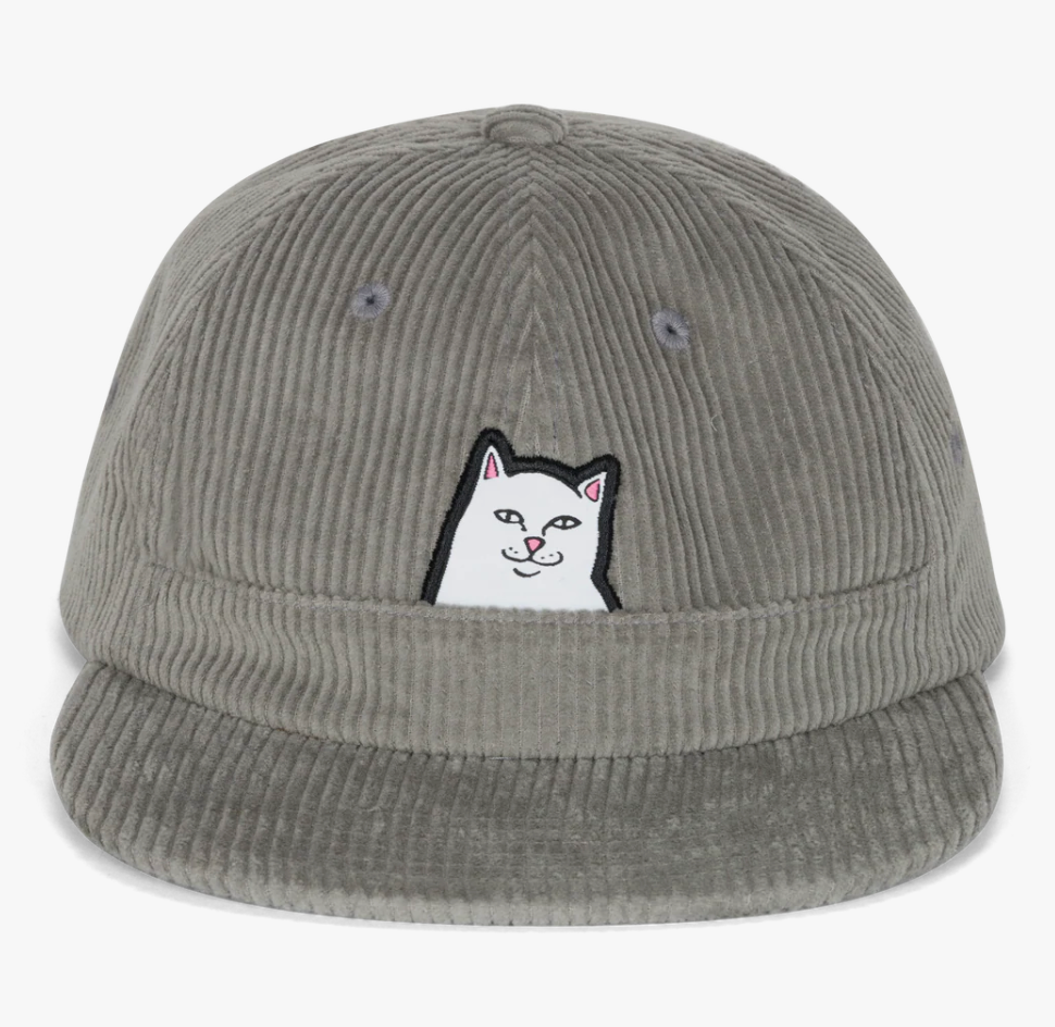 LORD NERMAL CORDURY SNAPBACK ( CHARCOAL ) - RIPNDIP