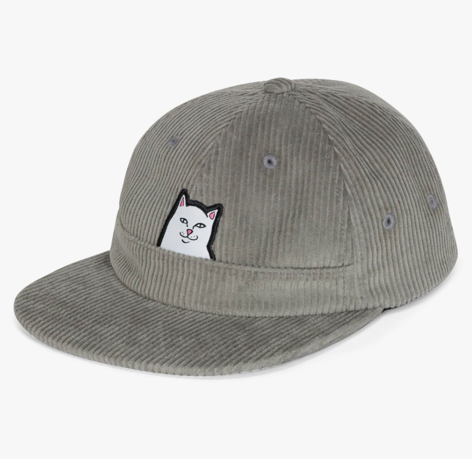 LORD NERMAL CORDURY SNAPBACK ( CHARCOAL ) - RIPNDIP
