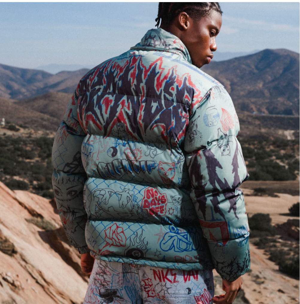 MARKER PUFFER JACKET ( OLIVE )