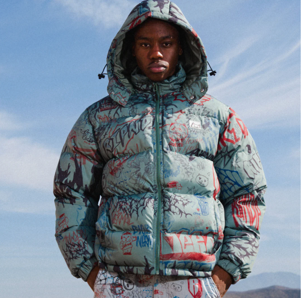 MARKER PUFFER JACKET ( OLIVE )