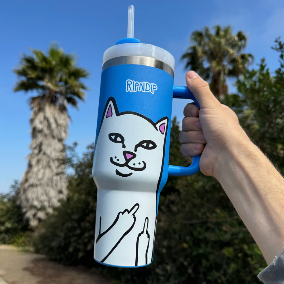 Lord Nermal Big Ol Cup Tumbler (Blue) - RIPNDIP