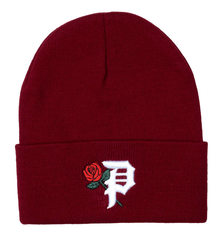 ROSEY BEANIE BURGUNDY - PRIMITIVE