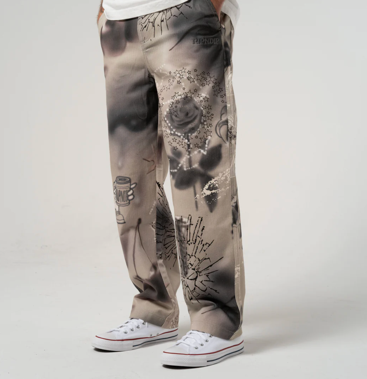 Stargazing Carpenter Straight Leg Pants (Multi)