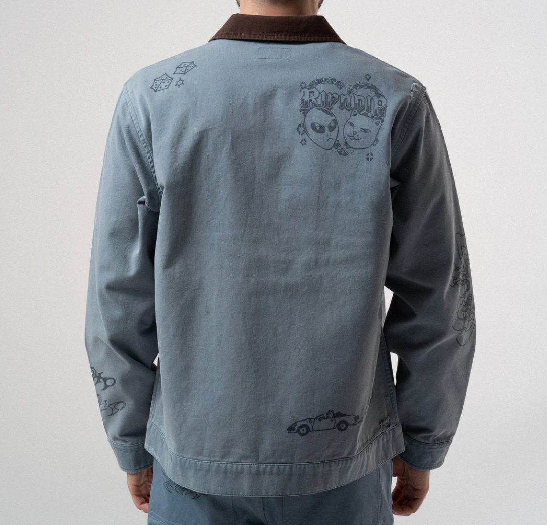 WESTSIDE DISTRESSED HOODIE - RIPNDIP