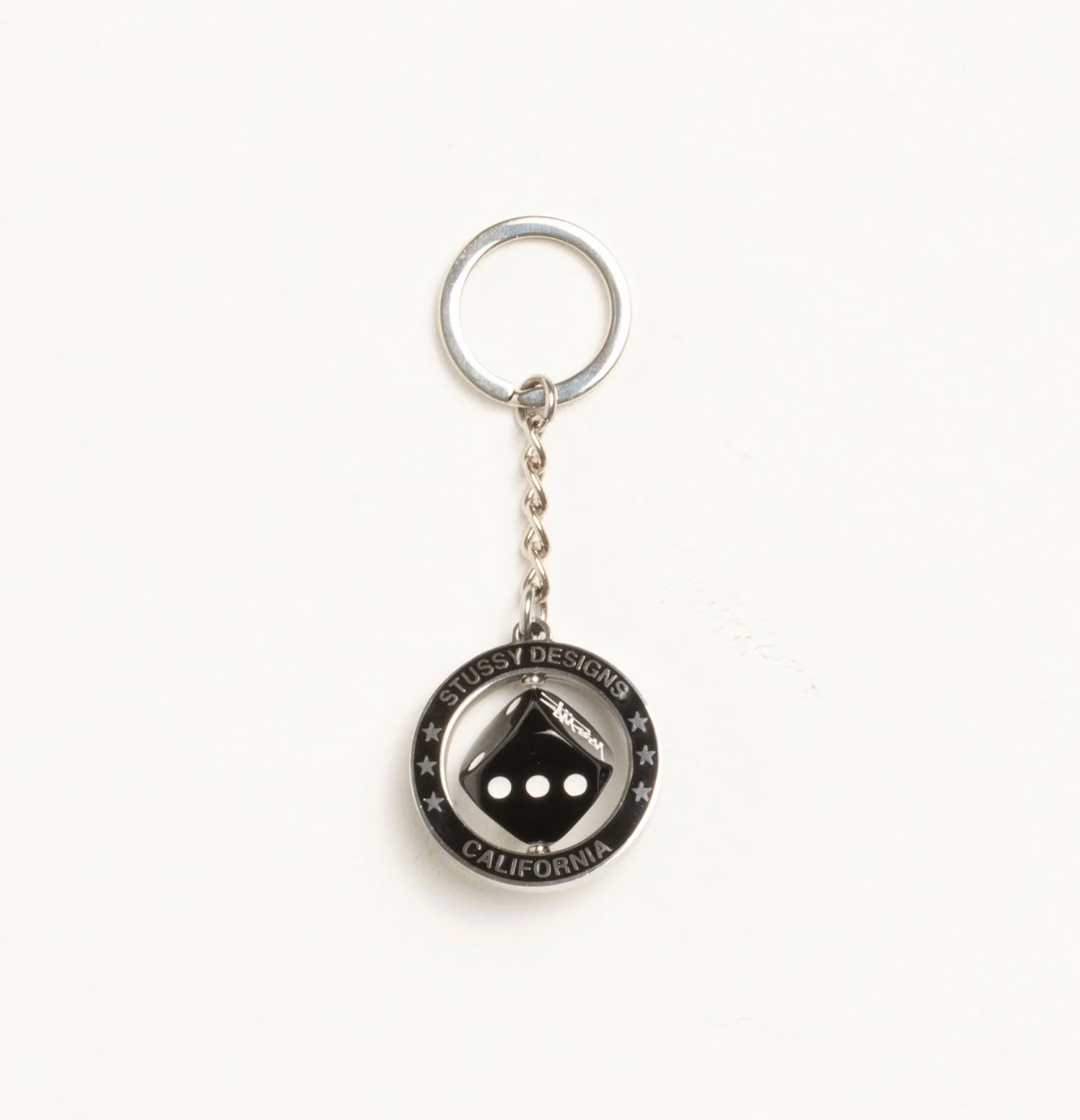 SPINNING DICE KEYCHAIN - STUSSY