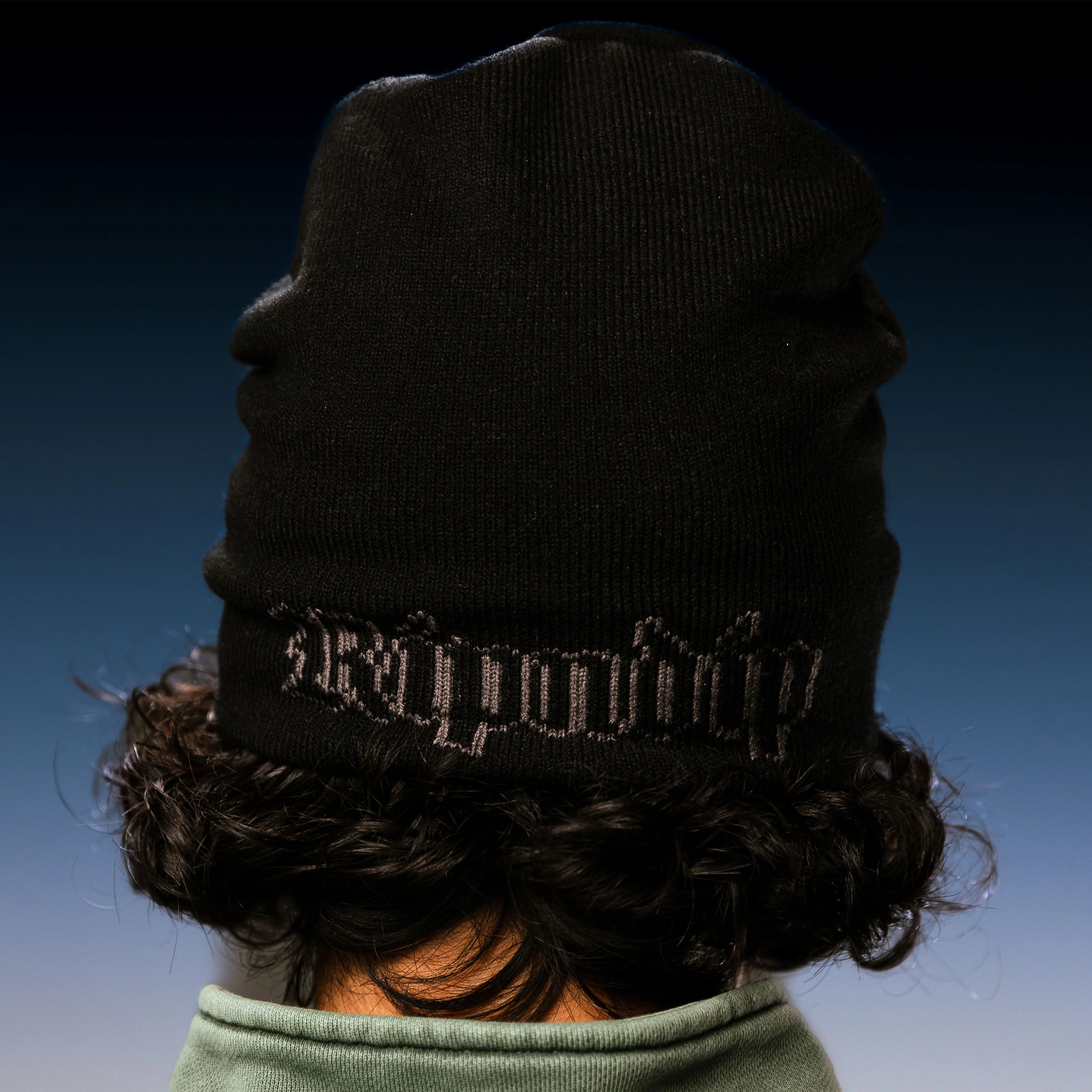 LORD SAVIOR SKULL BEANIE ( BLACK )