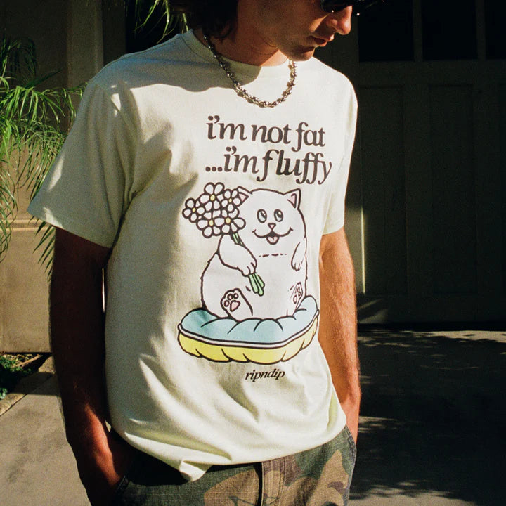 FLUFFY BABY TEE ( LIGHT LIME )
