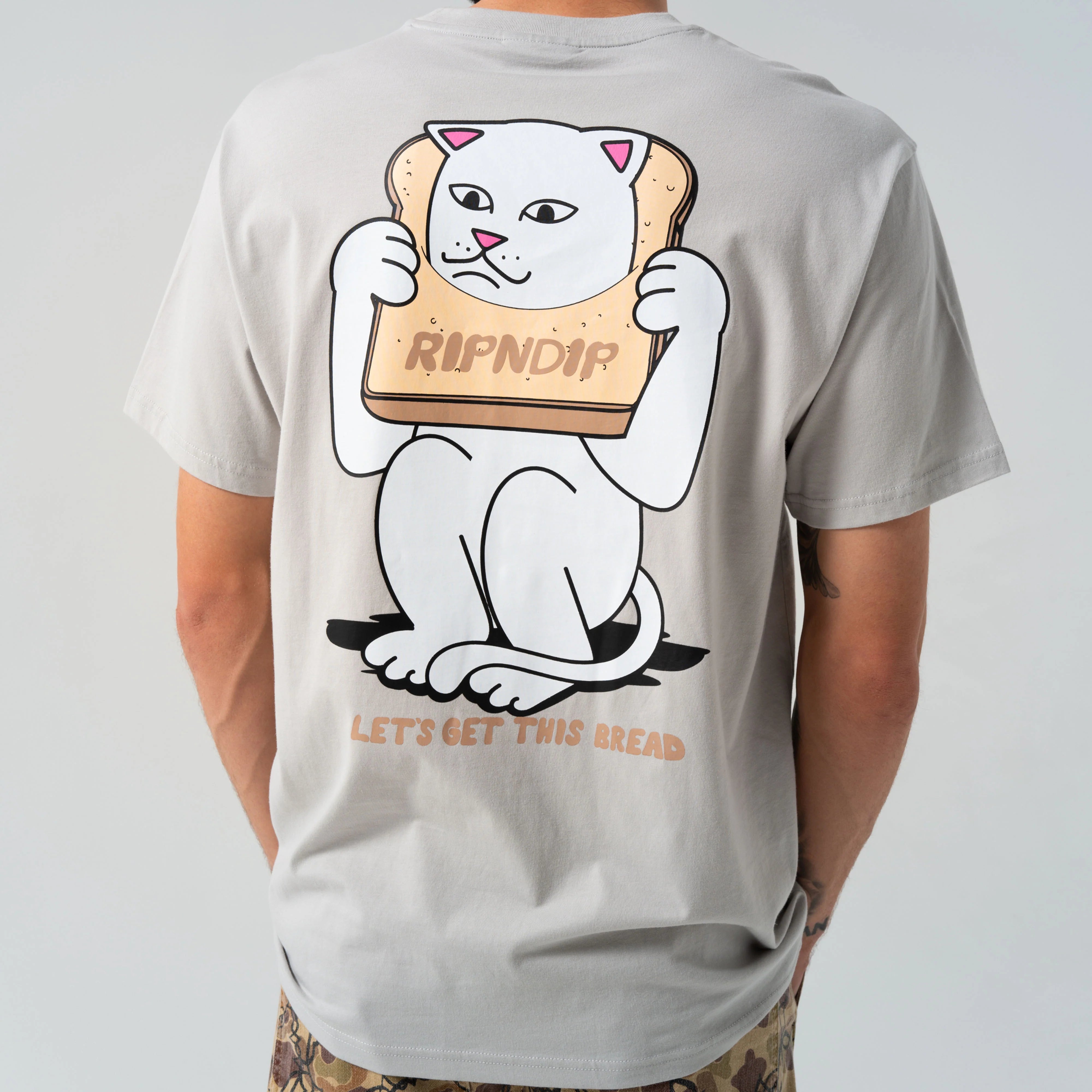 GLUTEN FREE TEE ( GREY )