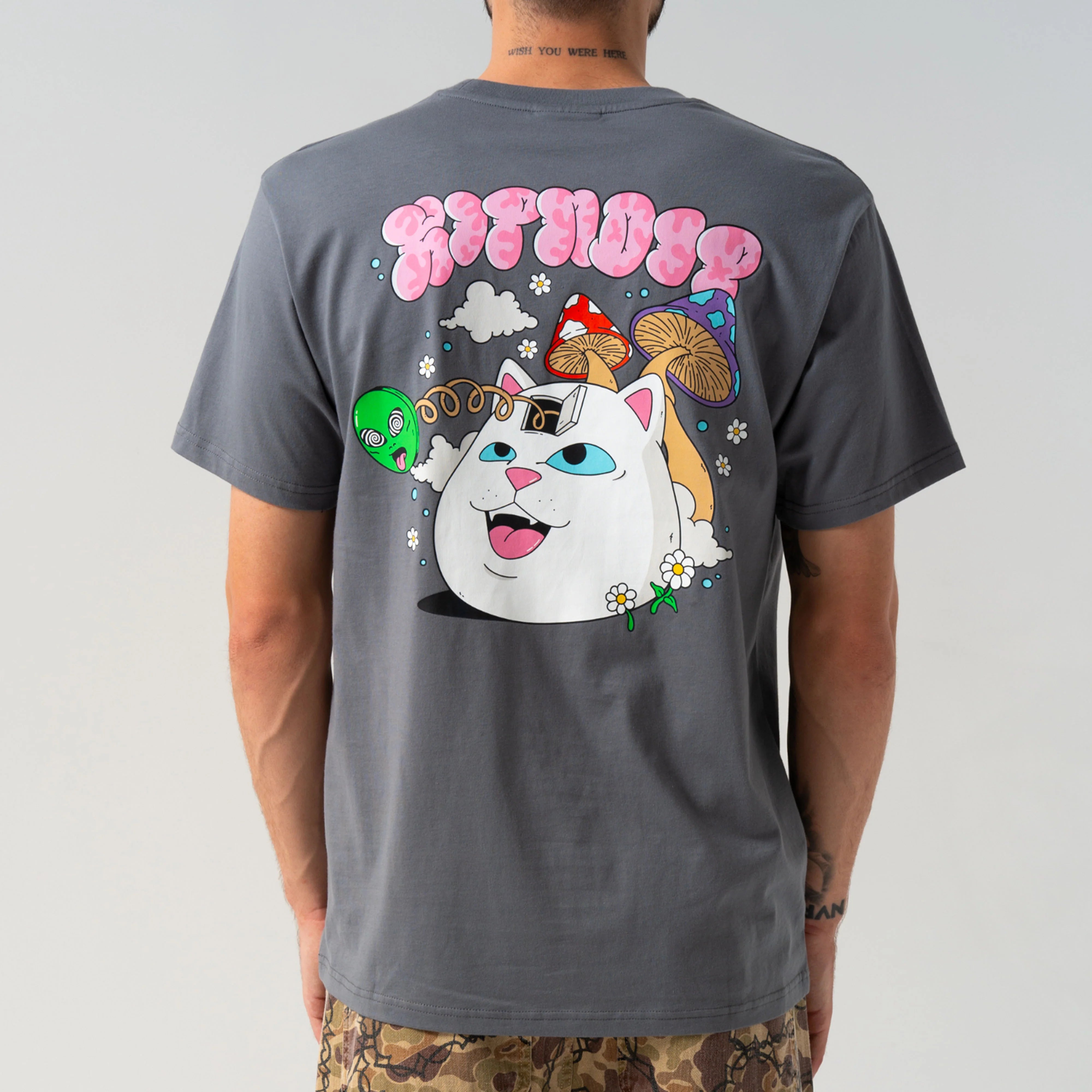 LOST MINDS TEE ( CHARCOAL )