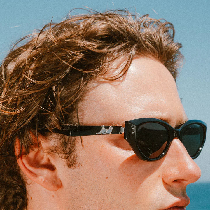 CASTANZA FOLDING SUNGLASSES ( BLACK ) RIPNDIP