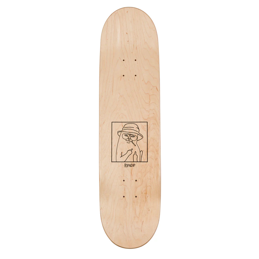 NERMAL S THOMPSON DECK ( BLACK ) - RIPNDIP