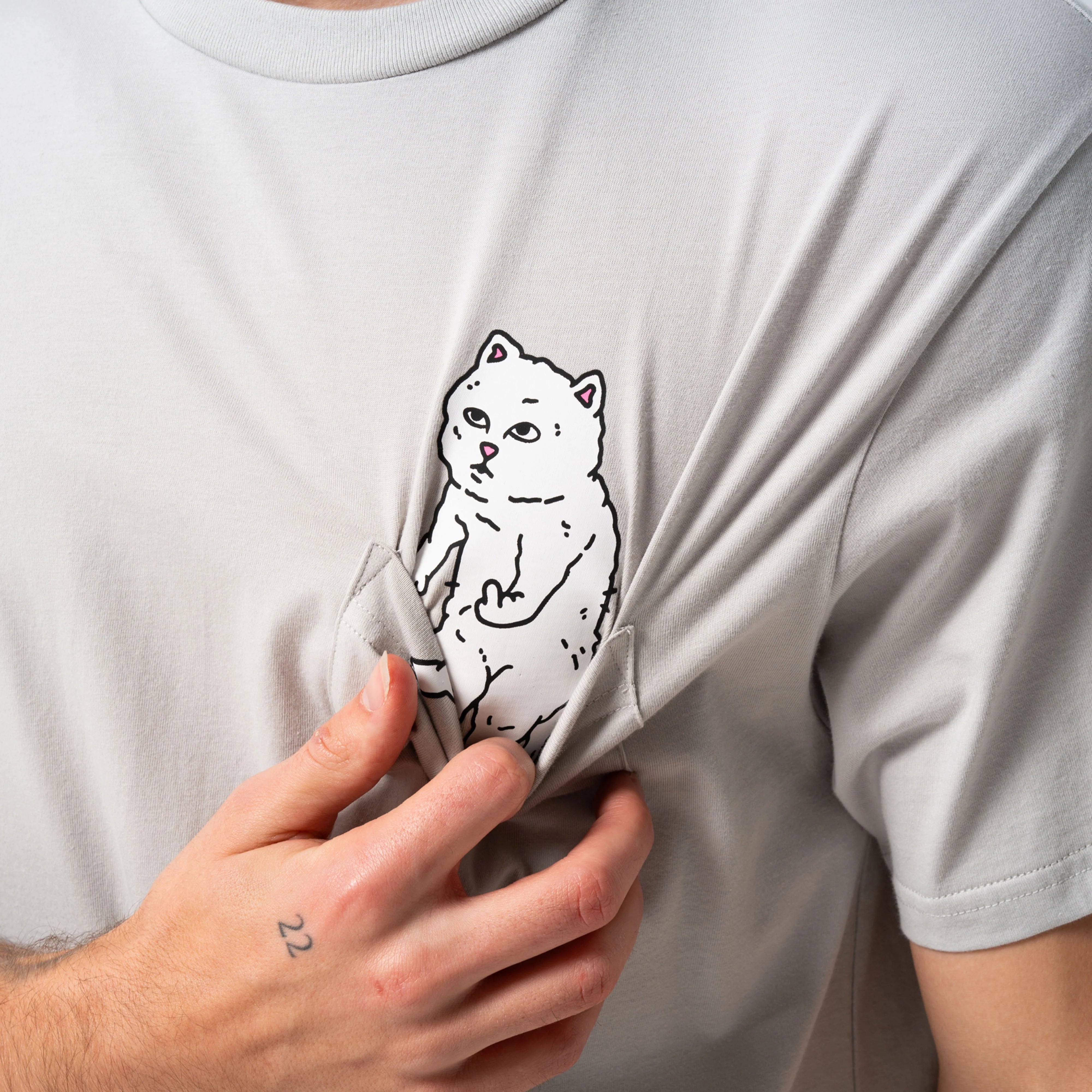 FOR SALE POCKET TEE ( GREY )