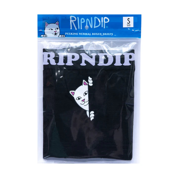 PEEK A NERMAL BOXERS ( BLACK )
