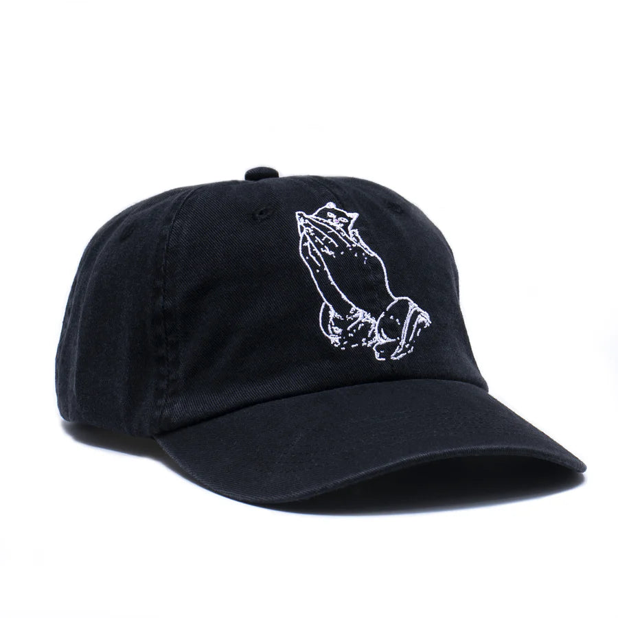 PRAYING HANDS DAD HAT ( BLACK )