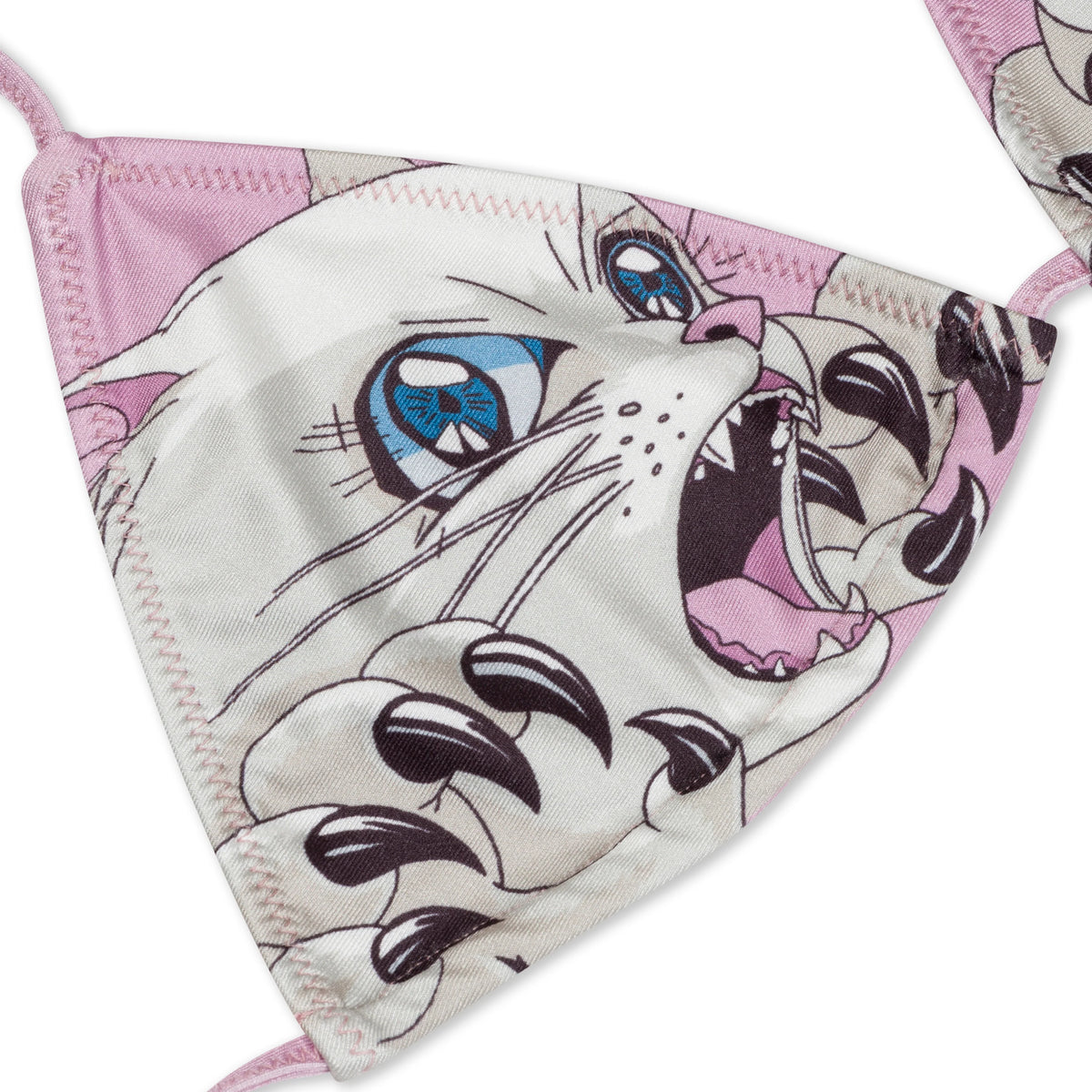 METAL CLAW 2PC BIKINI SET ( PINK ) - RIPNDIP