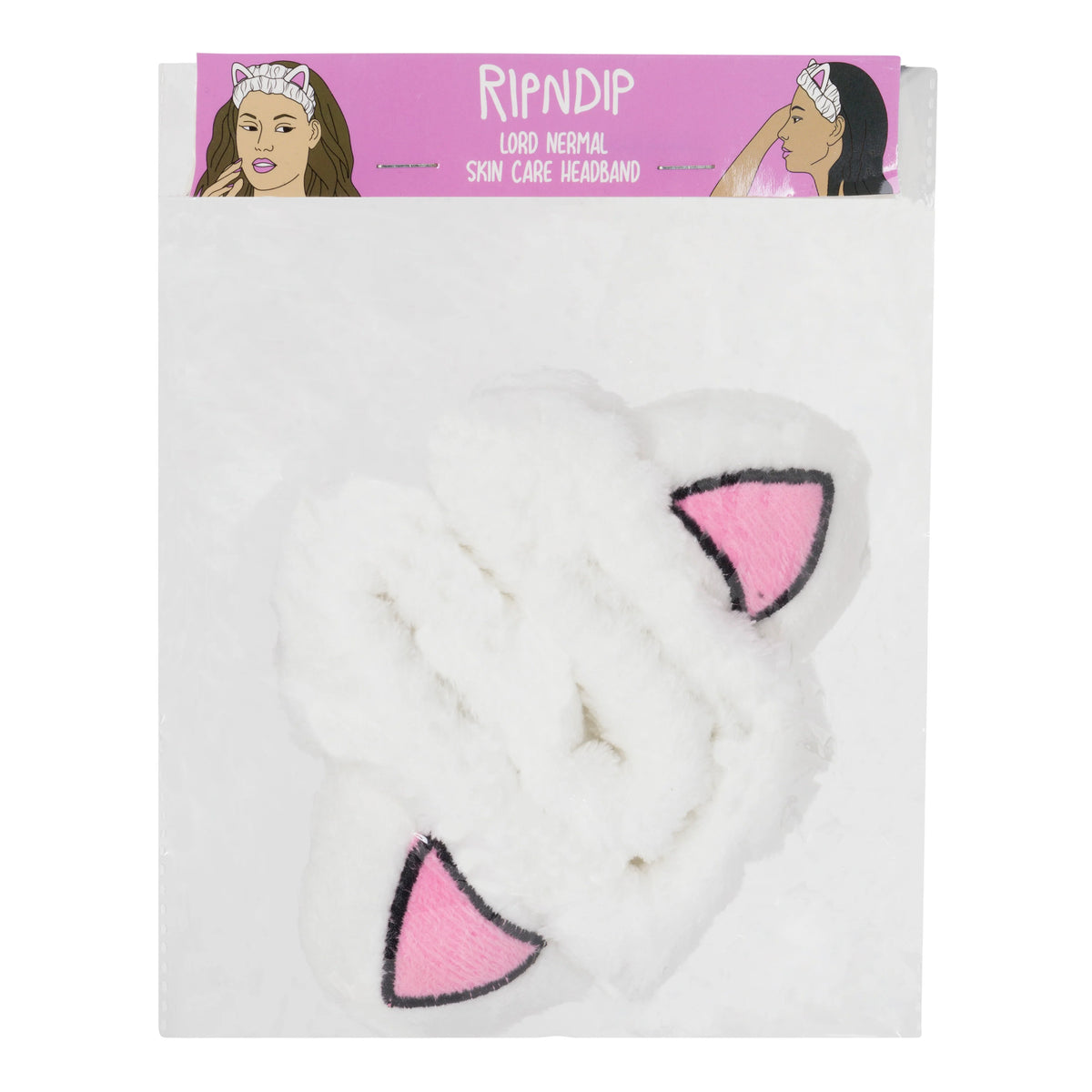 LORD NERMAL SKINCARE HEADBAND ( WHITE ) - RIPNDIP