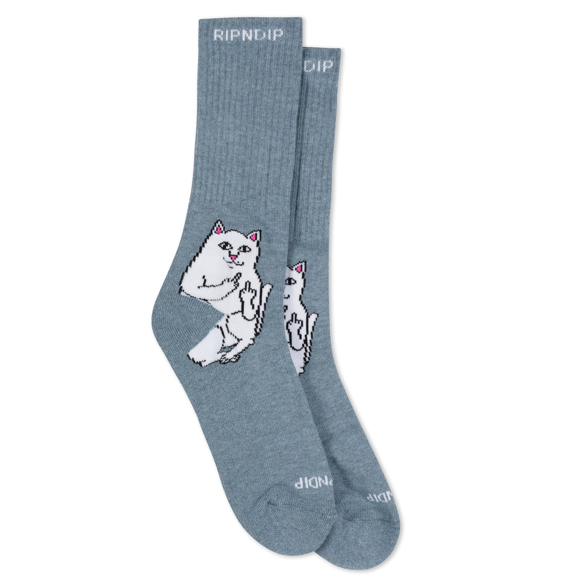 LORD NERMAL SOCKS ( CHARCOAL HEATHER ) - RIPNDIP