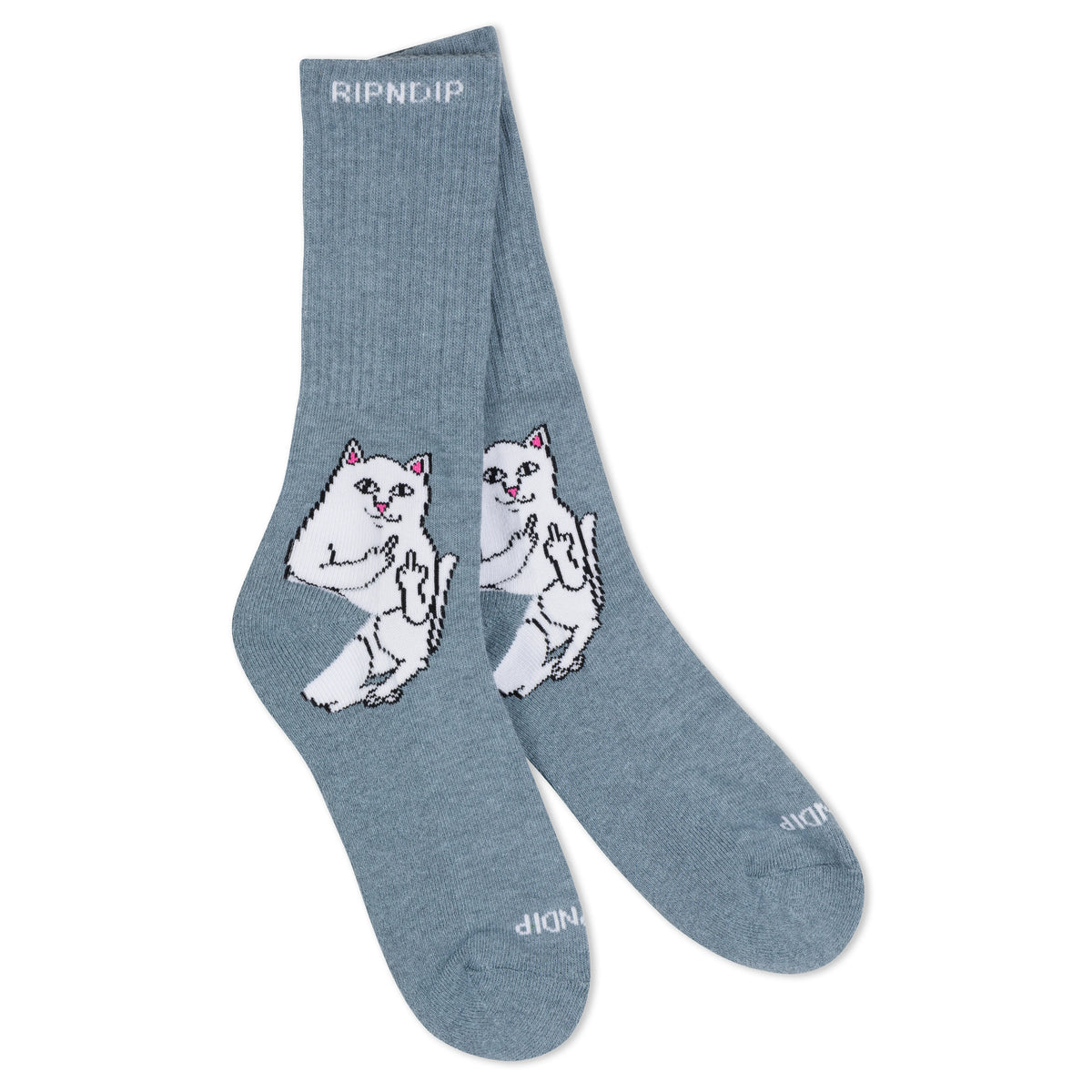 LORD NERMAL SOCKS ( CHARCOAL HEATHER ) - RIPNDIP