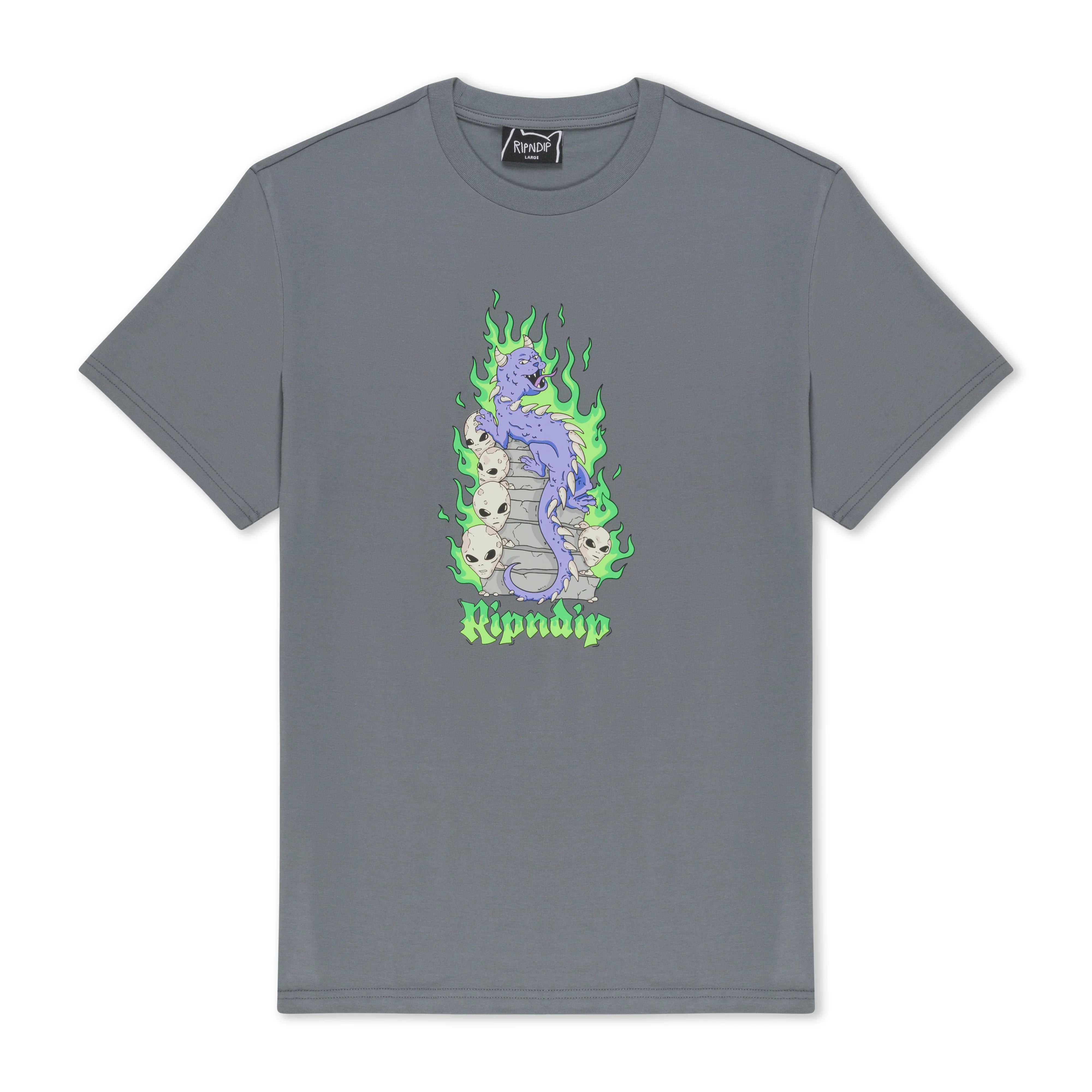 HORNTAIL TEE ( CHARCOAL )