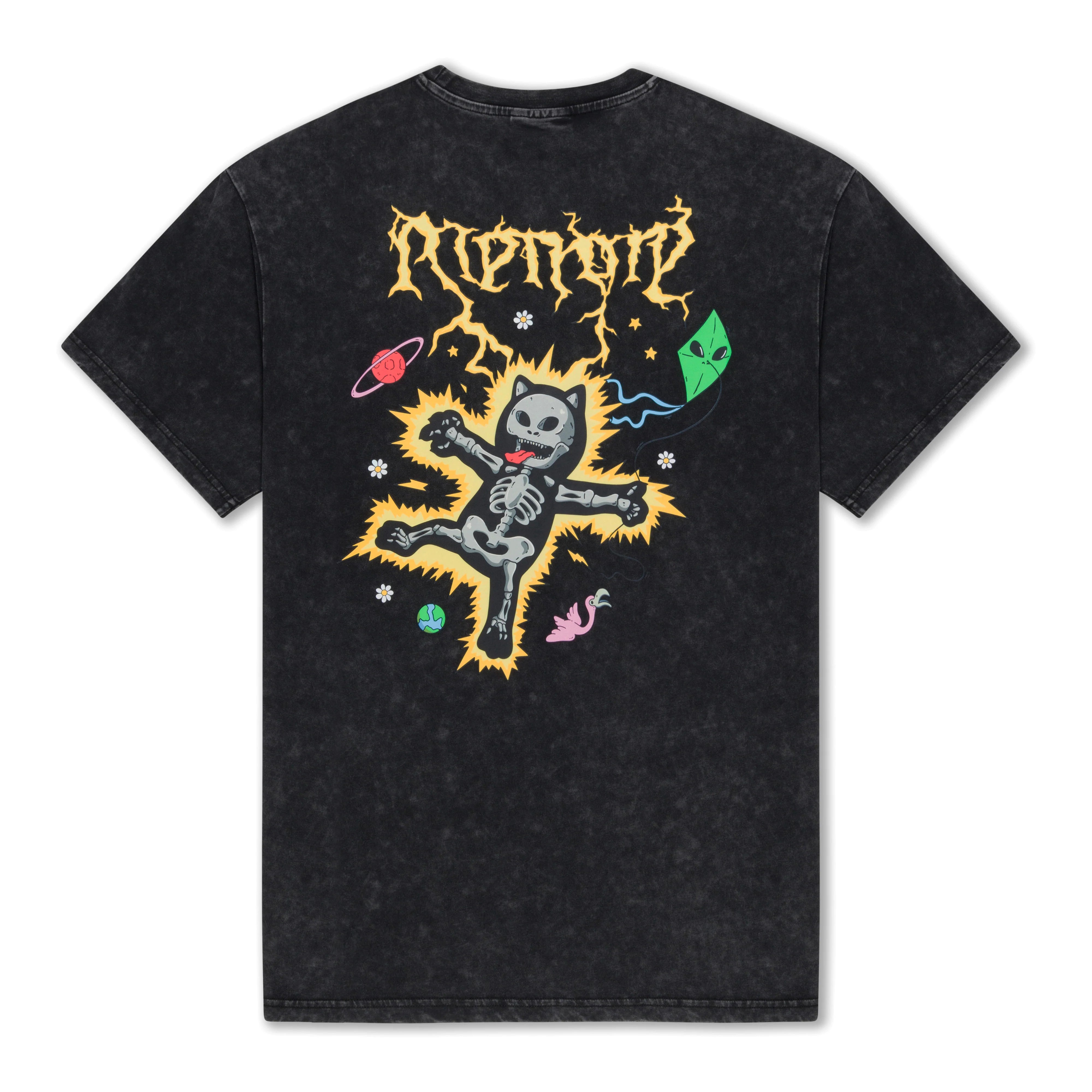 ELECTRIC TEE ( BLACK WASH )