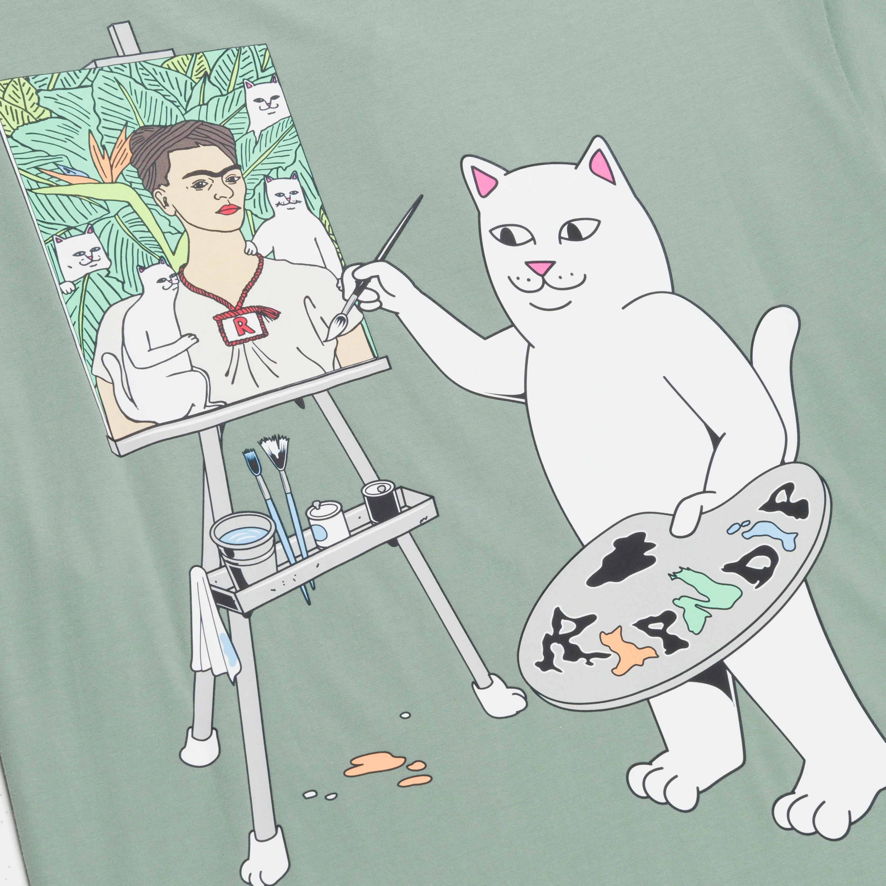 ART CLUB TEE ( DUSTY SAGE )