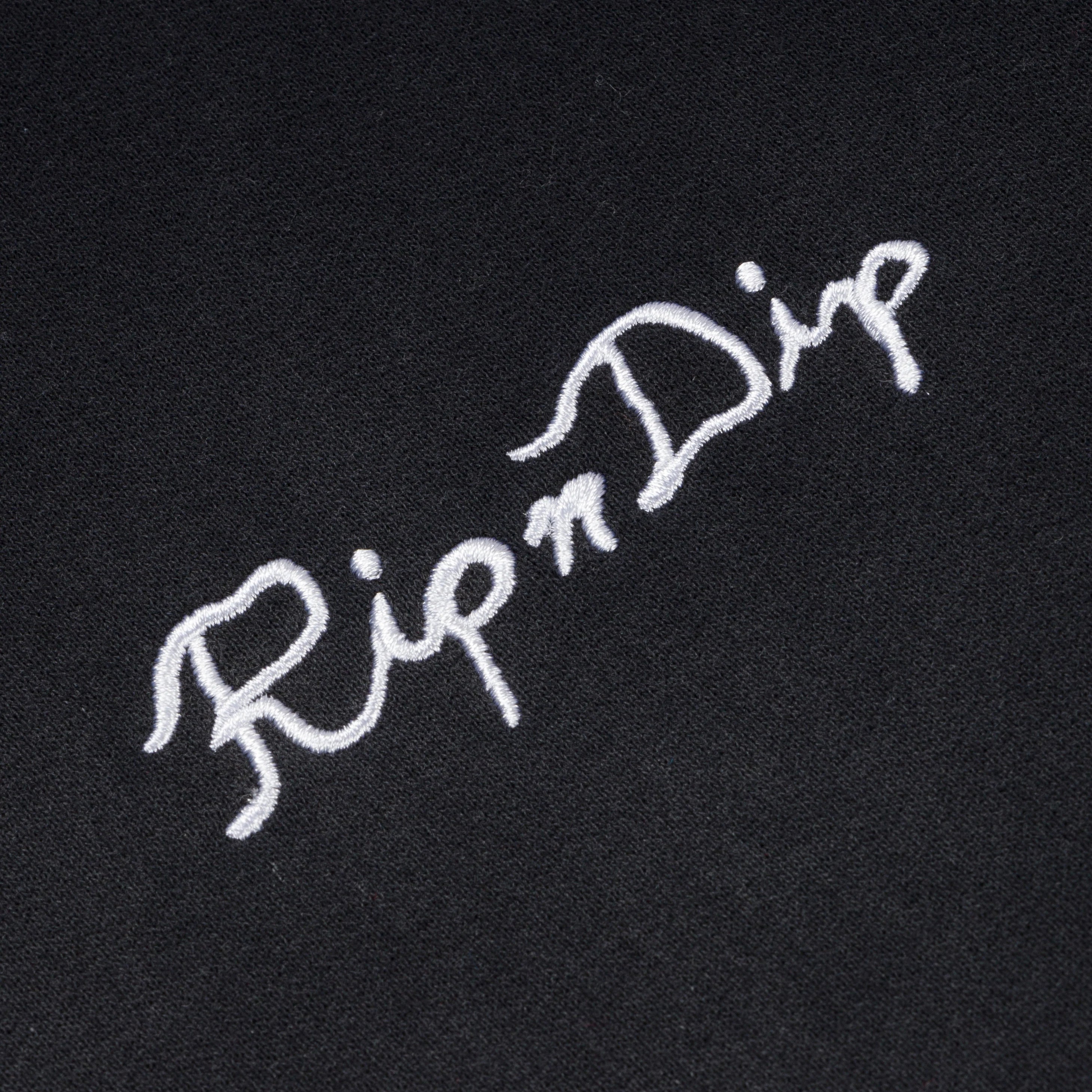 RIPNLIT HOODIE ( BLACK VINTAGE WASH )