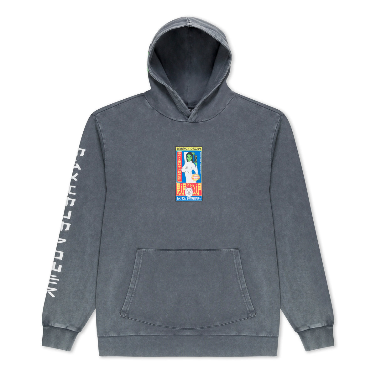NERM´S CAN´S HOODIE ( CHARCOAL VINTAGE ) - RIPNDIP
