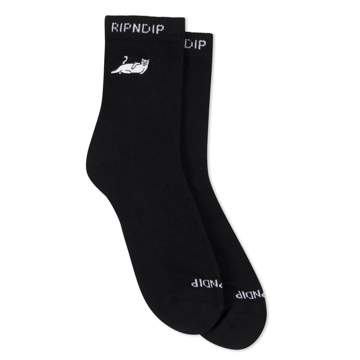 CATSTANZA MID SOCKS ( BLACK ) - RIPNDIP