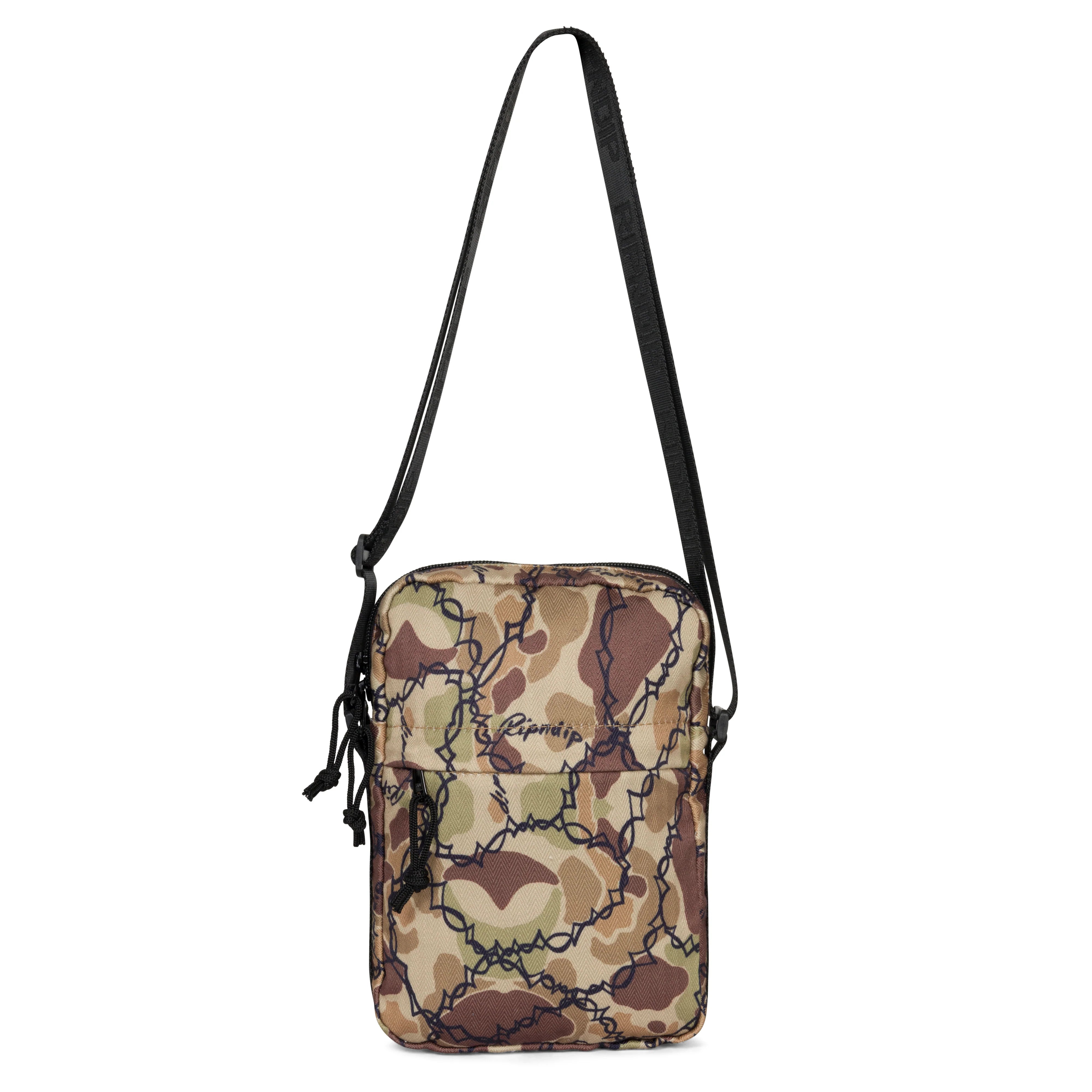 WIRED CROSS BODY BAG ( TAN CAMO )