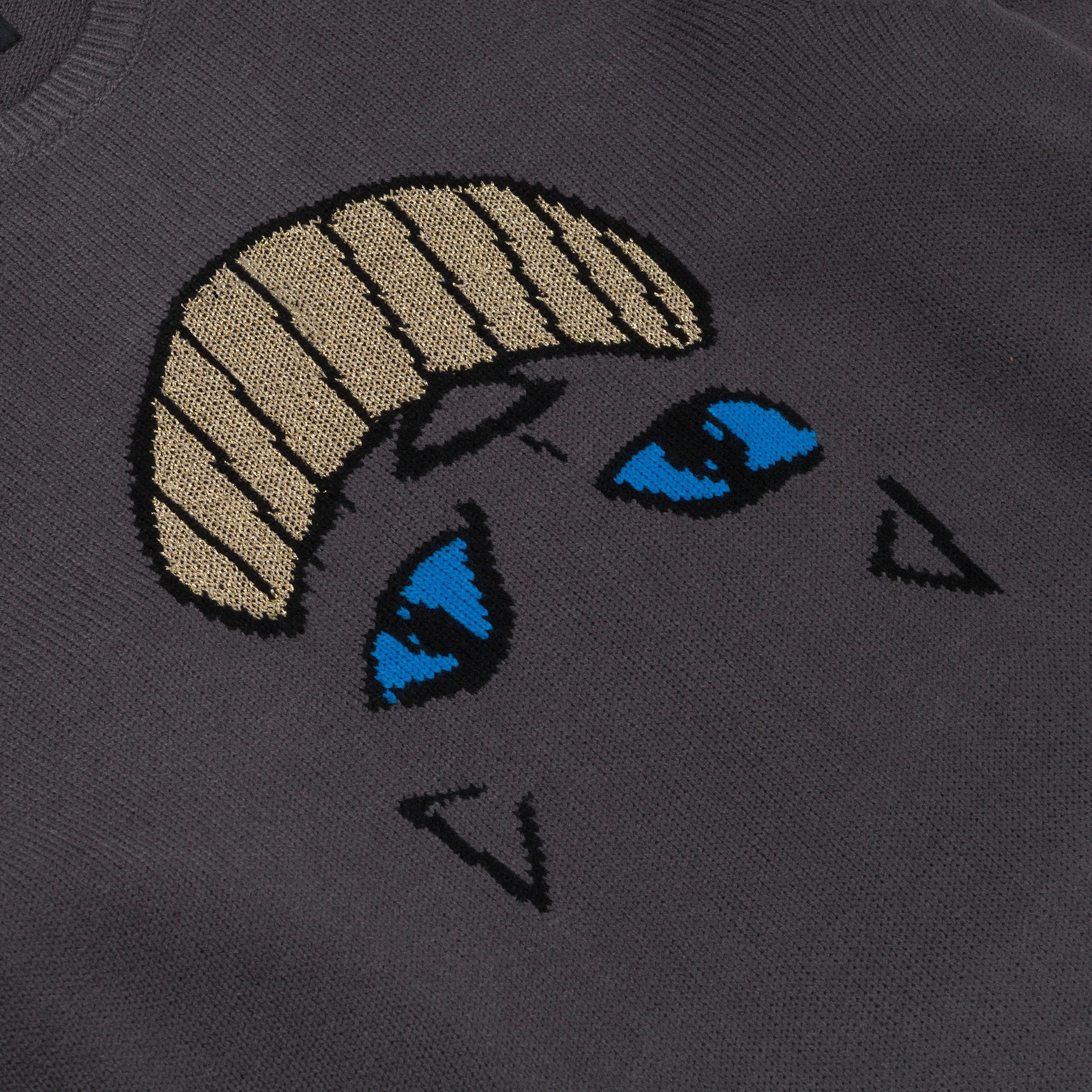 JOAQUIN KNIT SWEATER ( CHARCOAL )