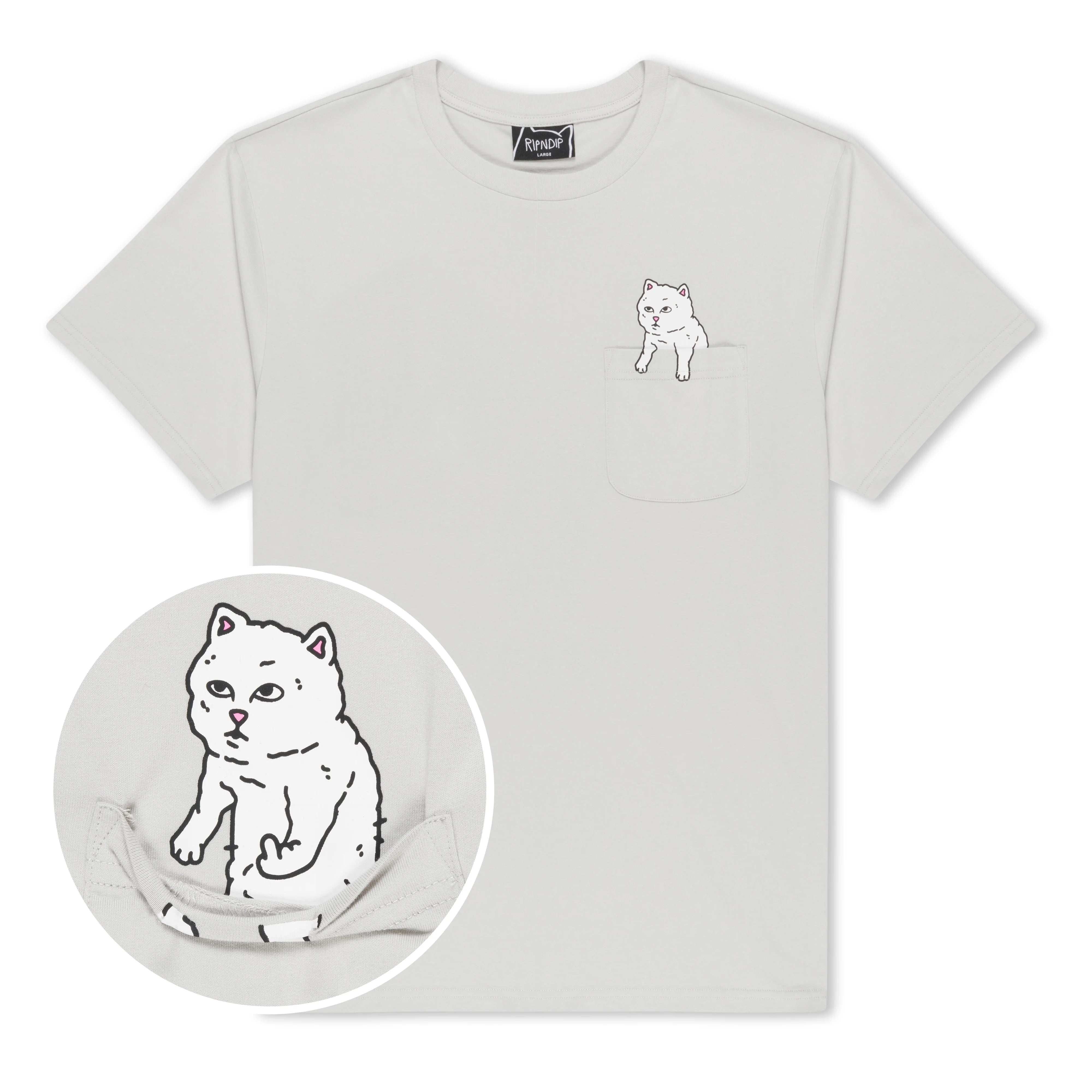 FOR SALE POCKET TEE ( GREY )