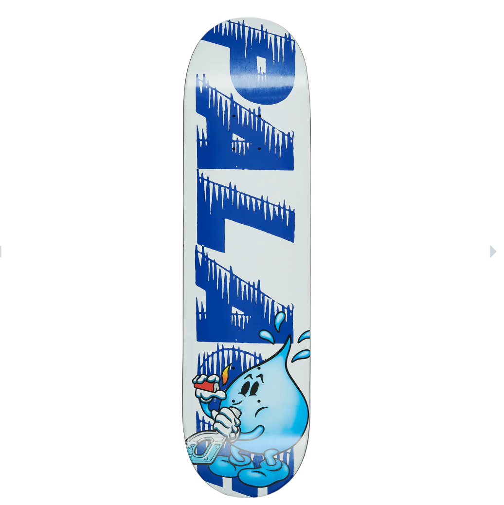 PALACE WORLD INDUSTRIES BOARD WET WILLY 8.25 - PALACE SKATEBOARDS