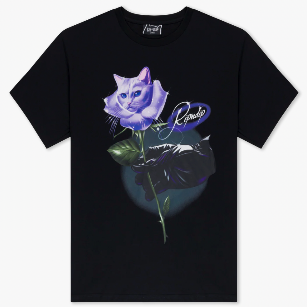 Rose Tee (Black)