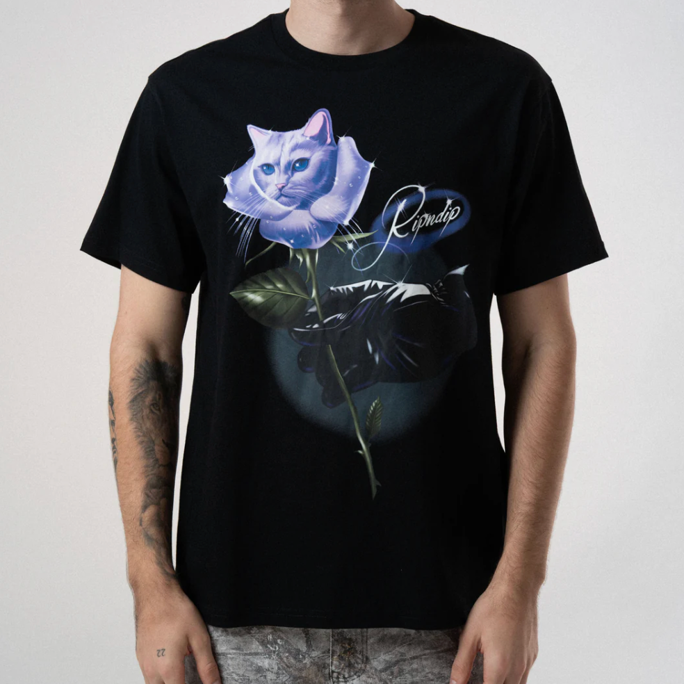 Rose Tee (Black)