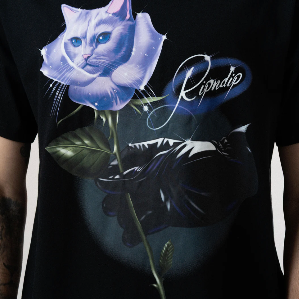 Rose Tee (Black)