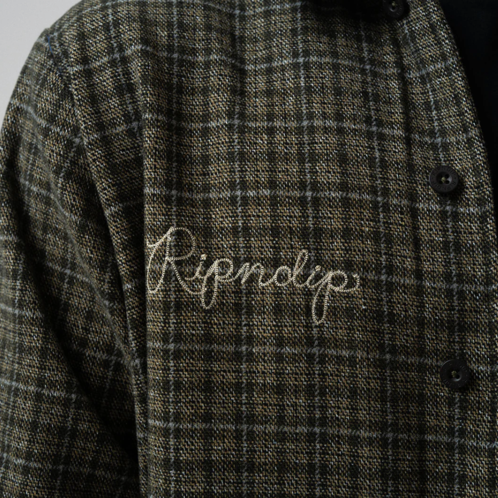 Where The Flowers Bloom Flannel Jacket (Olive)